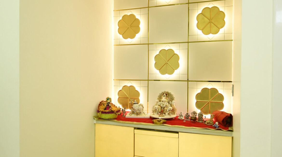 Mandir interior design services in Rohini