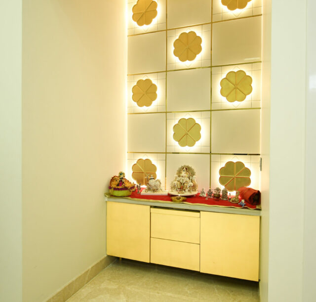 Mandir interior design services in Rohini